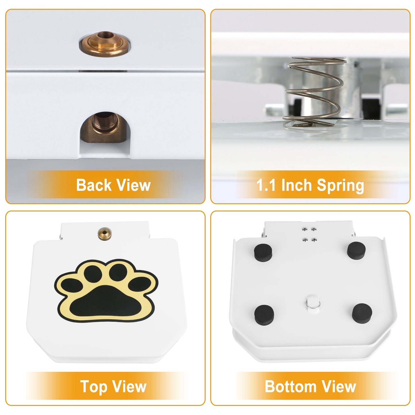 Step-On Dog Water Fountain — Outdoor Paw-Activated Sprinkler