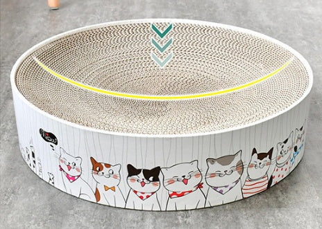 Cat Paw Disc Bowl — Slow Feed Pet Plate