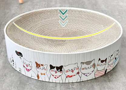 Cat Paw Disc Bowl — Slow Feed Pet Plate