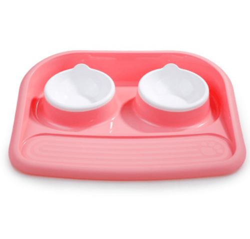 Eco-Friendly Dual-Purpose Pet Bowl - Non-Slip, Anti-Knock Design For