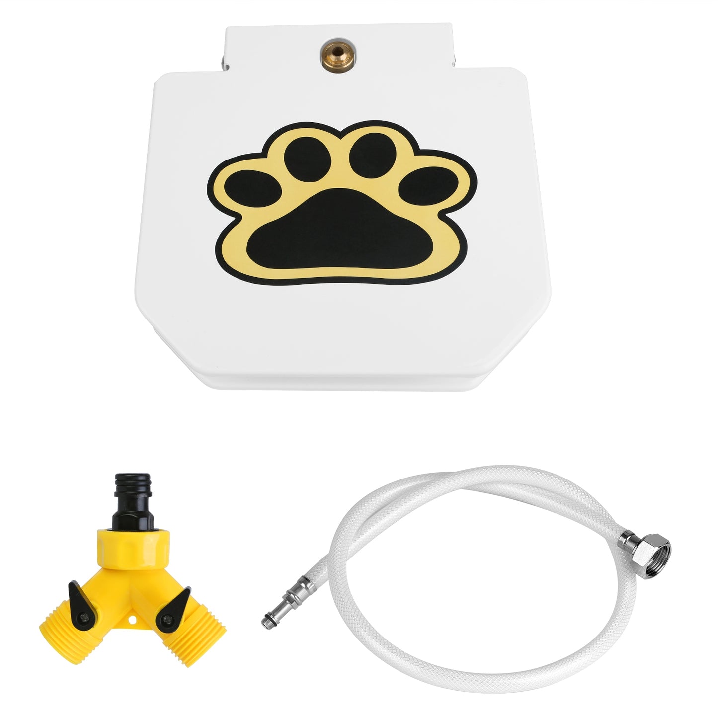 Step-On Dog Water Fountain — Outdoor Paw-Activated Sprinkler