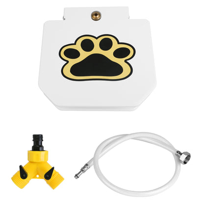 Step-On Dog Water Fountain — Outdoor Paw-Activated Sprinkler