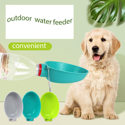 Portable Dog Drinking Bowl for Outdoor Adventures