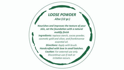 All-Natural Bronzer Loose Powder. Eco-Friendly