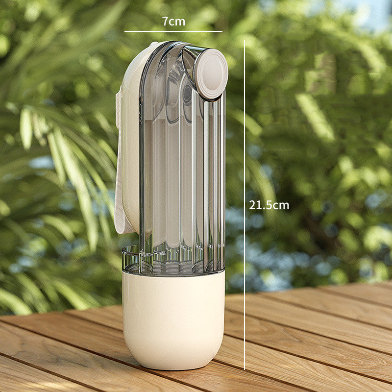 2-in-1 Portable Pet Water & Food Cup for Walks